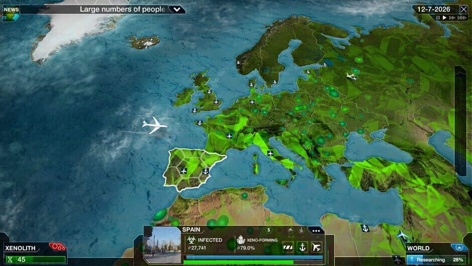 Скриншот 7 из Plague Inc: Aliens & Anti-Vaxxers