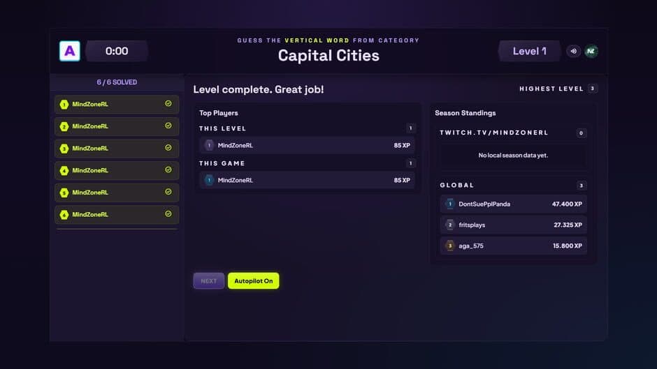 Скриншот 1 из Acrostics on Stream
