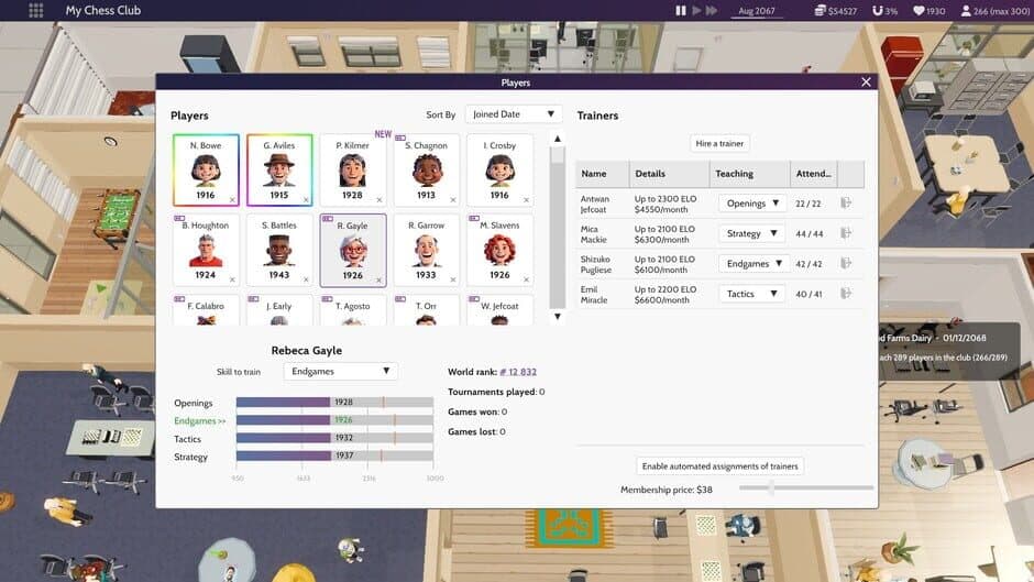 Скриншот 1 из Chess Club Manager
