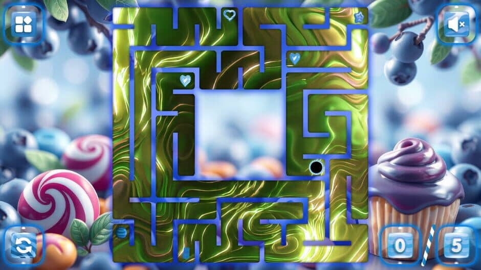 Скриншот 2 из Sweetie Candy Maze: Blueberry