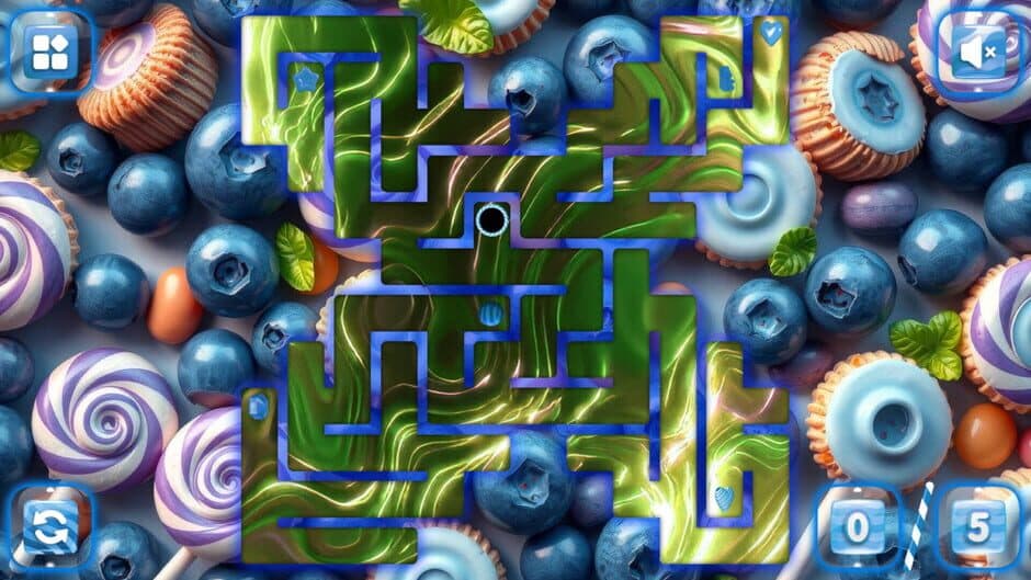 Скриншот 4 из Sweetie Candy Maze: Blueberry