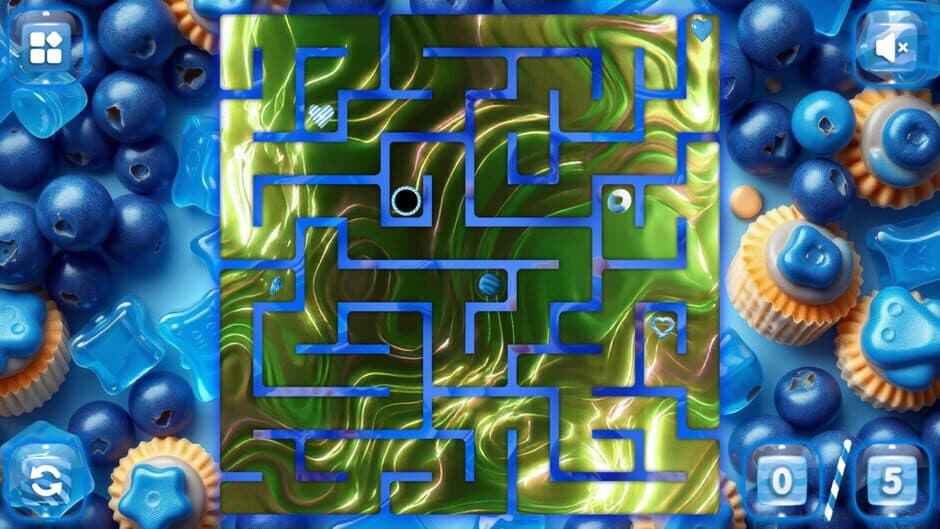 Скриншот 5 из Sweetie Candy Maze: Blueberry