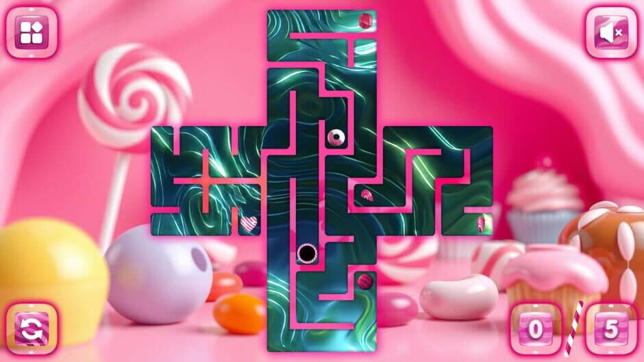 Скриншот 5 из Sweetie Candy Maze: Pink Raspberry