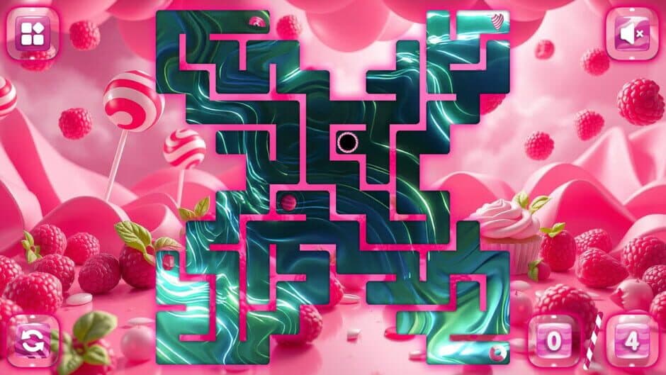 Скриншот 1 из Sweetie Candy Maze: Pink Raspberry