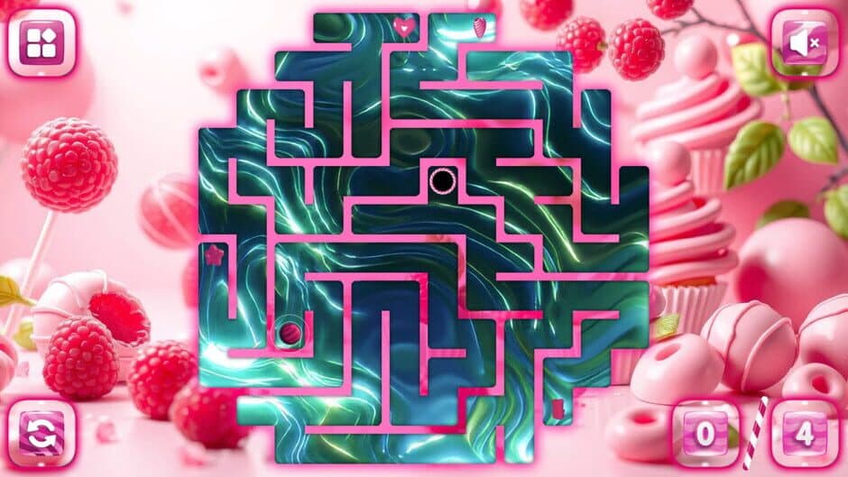 Скриншот 3 из Sweetie Candy Maze: Pink Raspberry