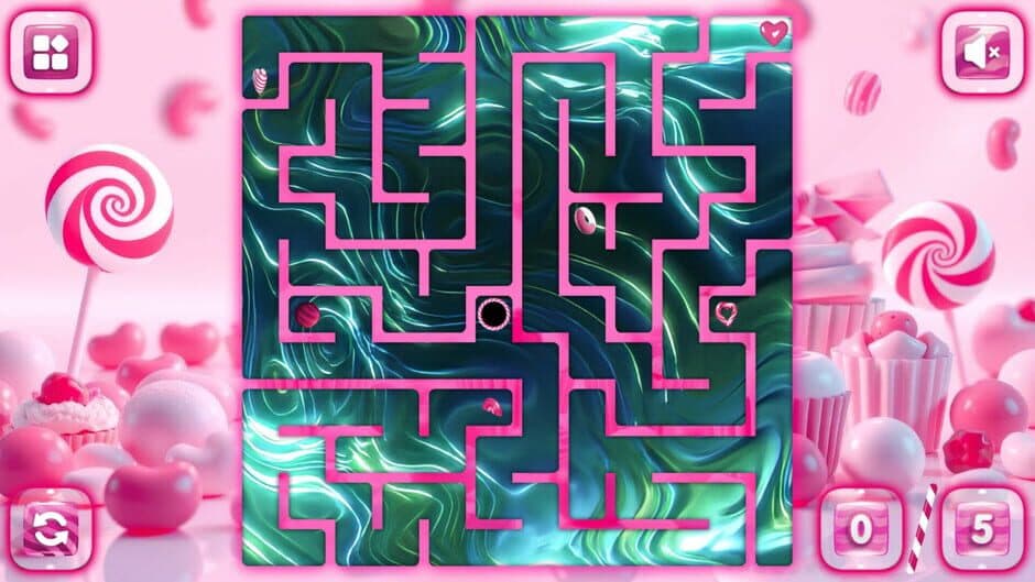 Скриншот 4 из Sweetie Candy Maze: Pink Raspberry
