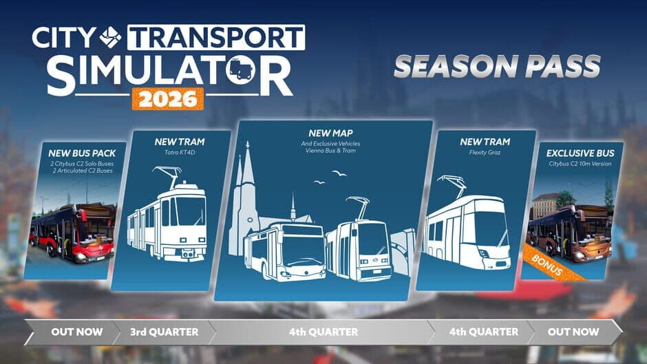 Скриншот 1 из City Transport Simulator 2026: Season Pass