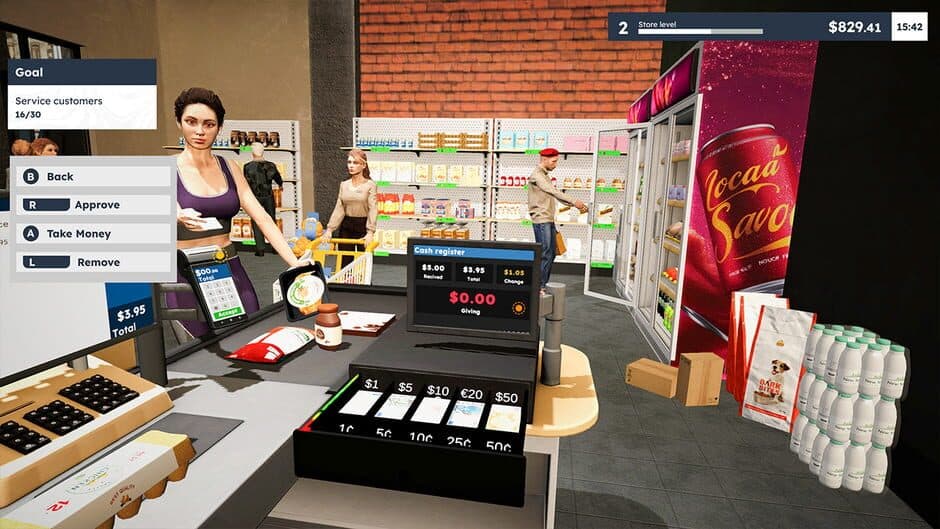 Скриншот 1 из Supermarket Simulator 2026