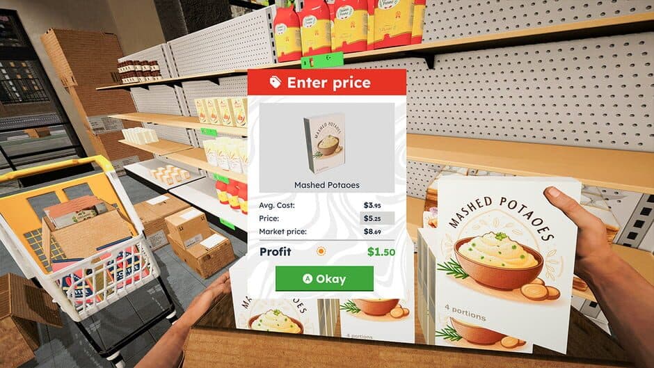 Скриншот 2 из Supermarket Simulator 2026