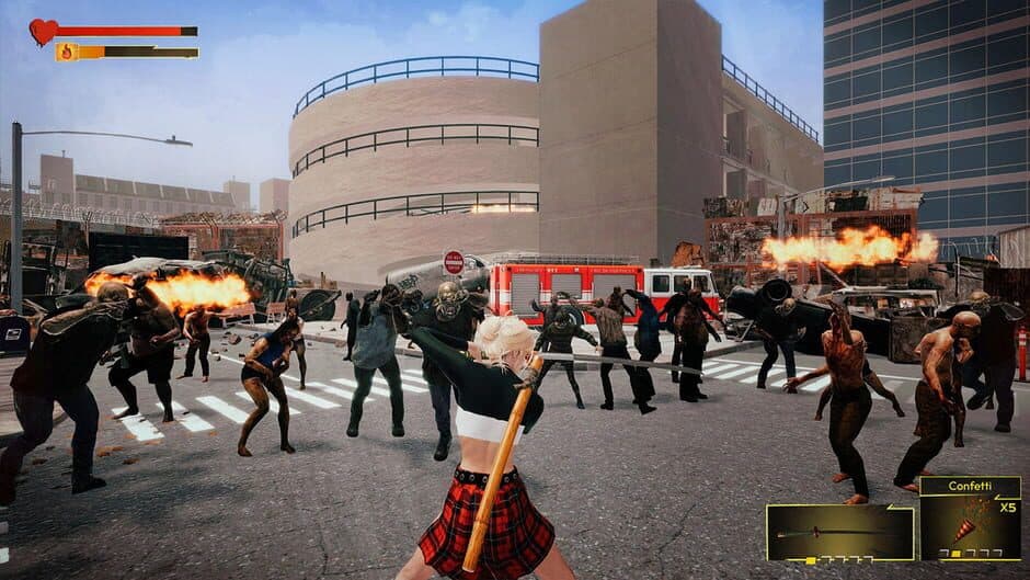 Скриншот 1 из Cherry Girls vs. Zombie Carnage: Brutal Anime Kawaii