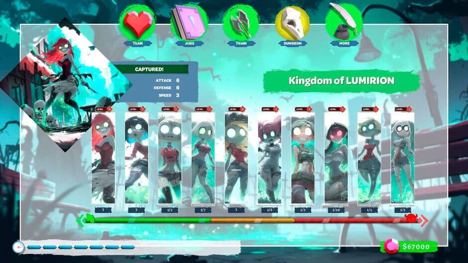 Скриншот 4 из Zombie Hearts: Turn the Undead into Anime Girls