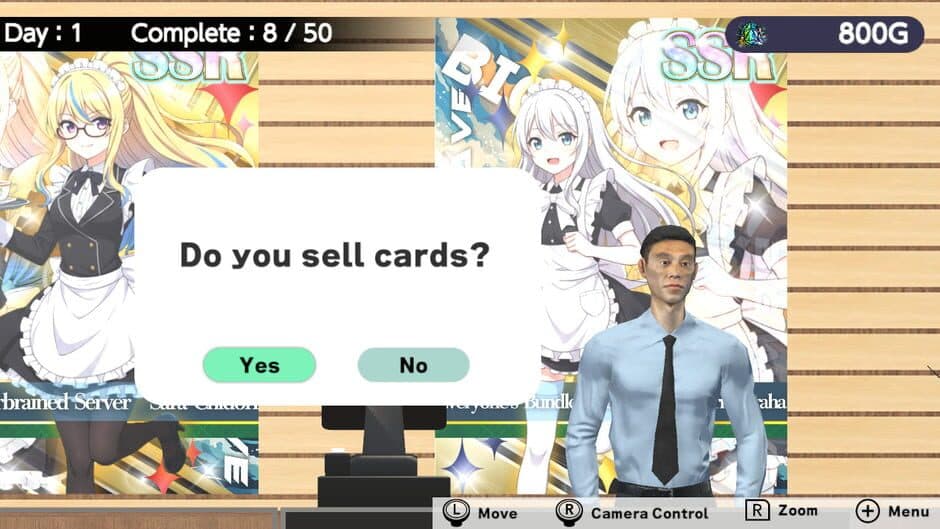 Скриншот 5 из Maid Card Gacha: Collect, Display, Complete