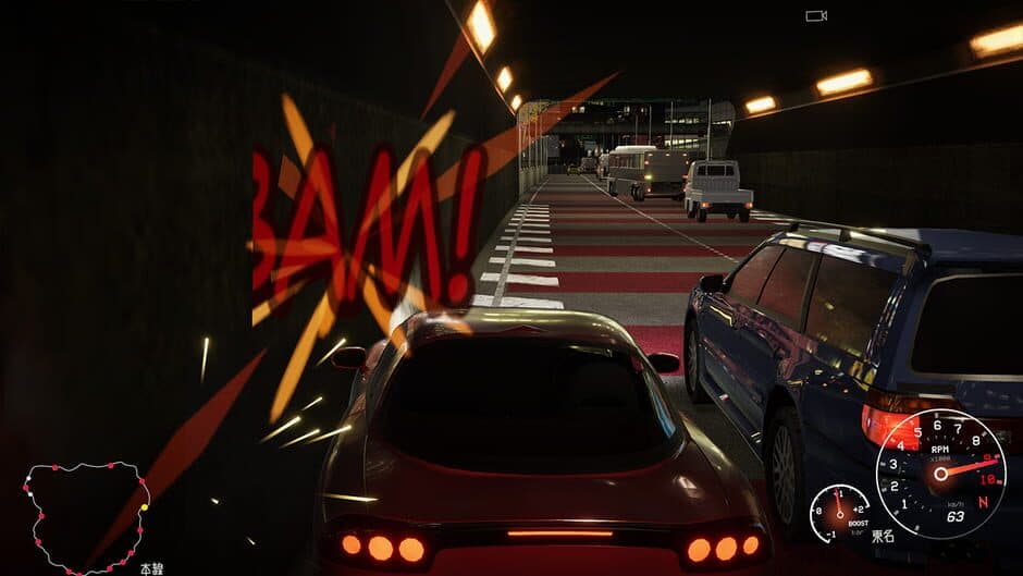 Скриншот 6 из Kanjozoku Game: Car Racing & Highway Driving Simulator Remaster