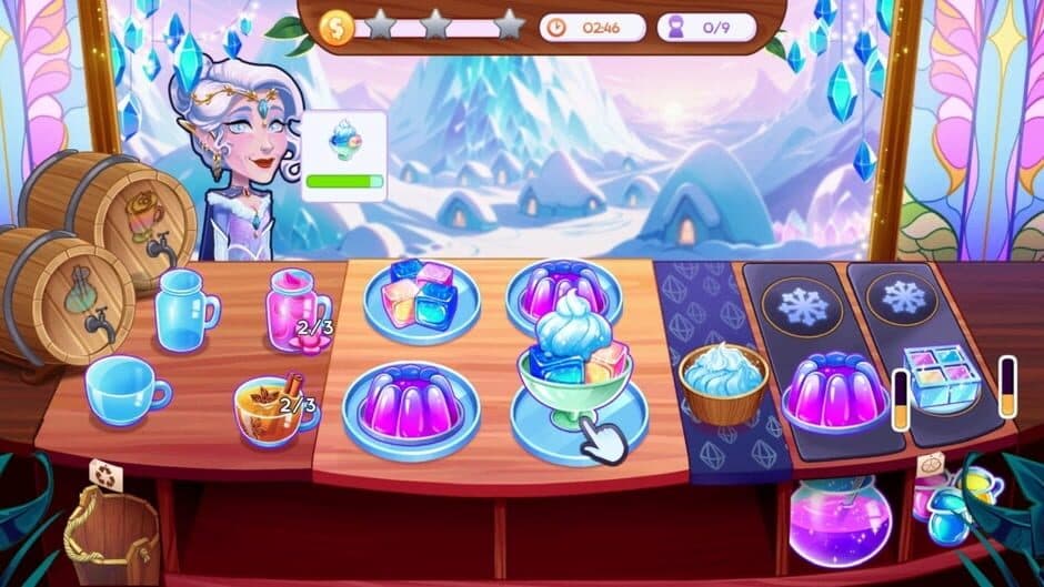 Скриншот 1 из Pixie Plates: Shimmering Slopes DLC