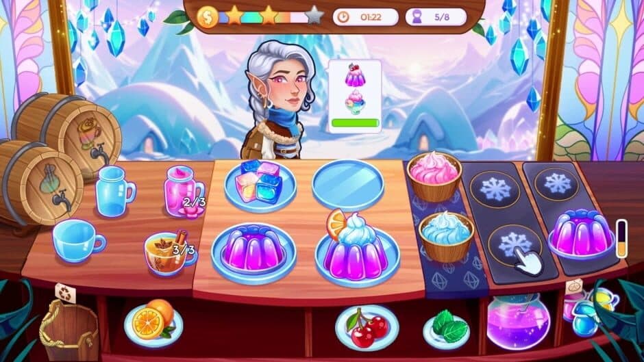Скриншот 3 из Pixie Plates: Shimmering Slopes DLC