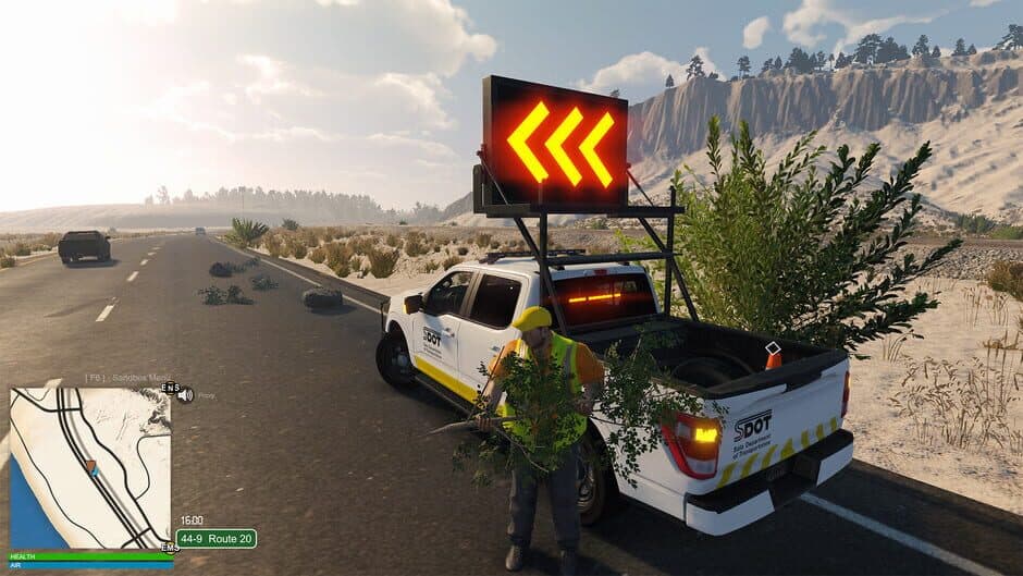 Скриншот 1 из Flashing Lights: Department of Transportation