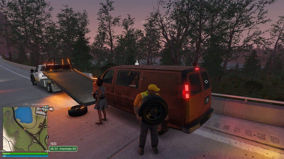 Скриншот 2 из Flashing Lights: Department of Transportation