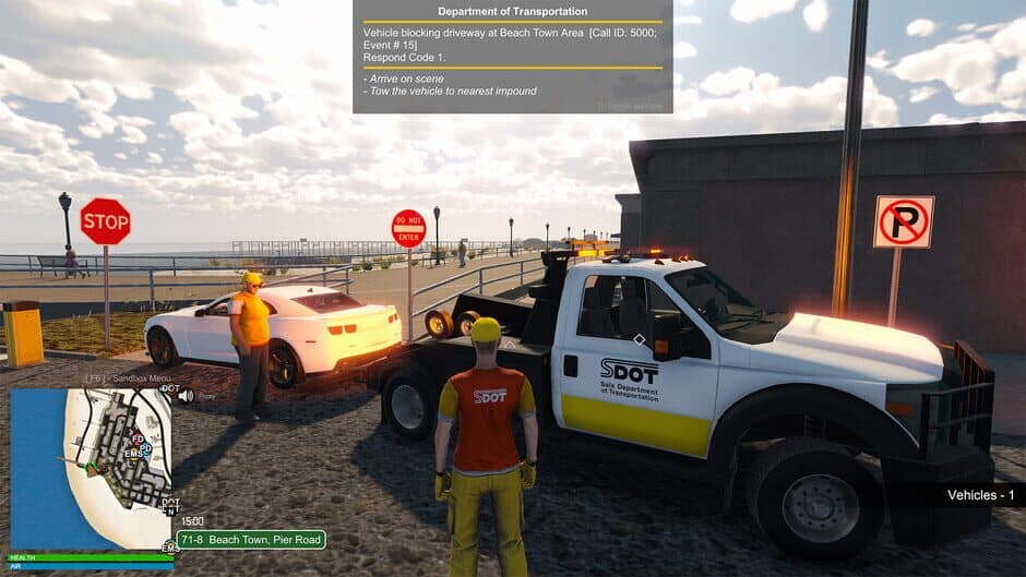 Скриншот 6 из Flashing Lights: Department of Transportation