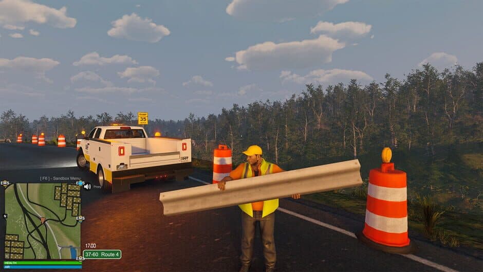 Скриншот 7 из Flashing Lights: Department of Transportation
