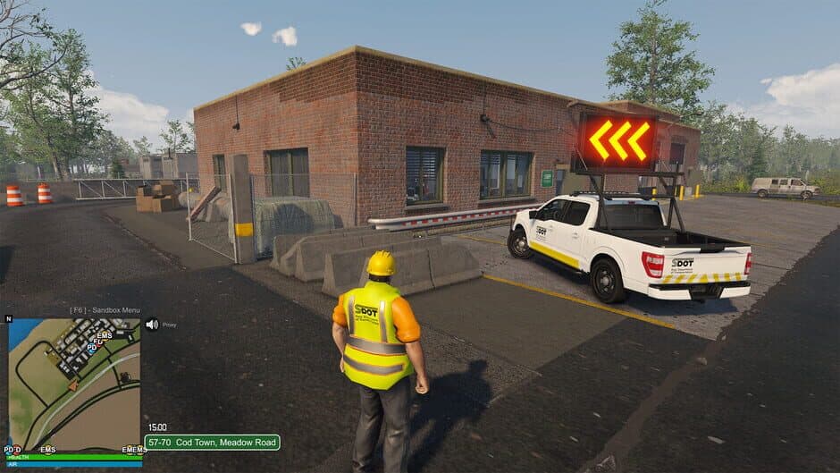 Скриншот 10 из Flashing Lights: Department of Transportation