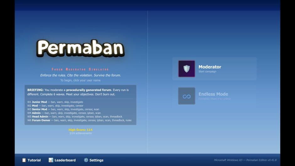 Скриншот 1 из Permaban