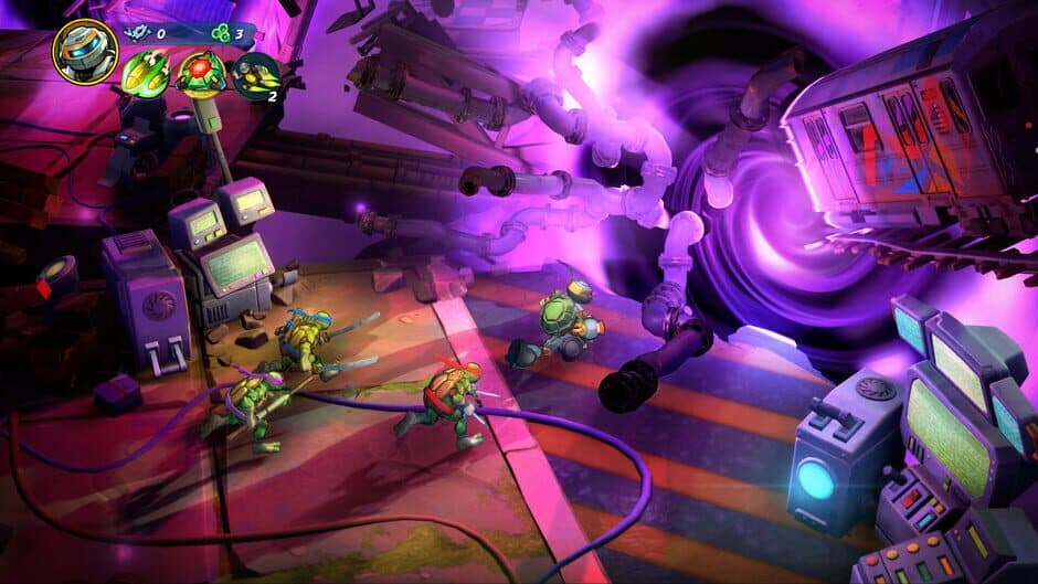 Скриншот 1 из Teenage Mutant Ninja Turtles: Splintered Fate - Metalhead Character DLC