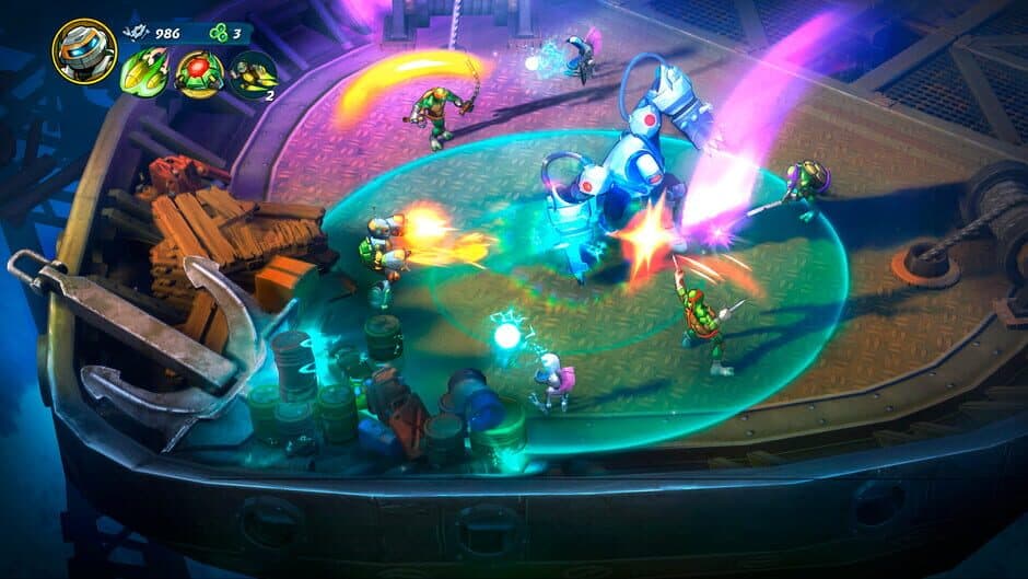 Скриншот 2 из Teenage Mutant Ninja Turtles: Splintered Fate - Metalhead Character DLC