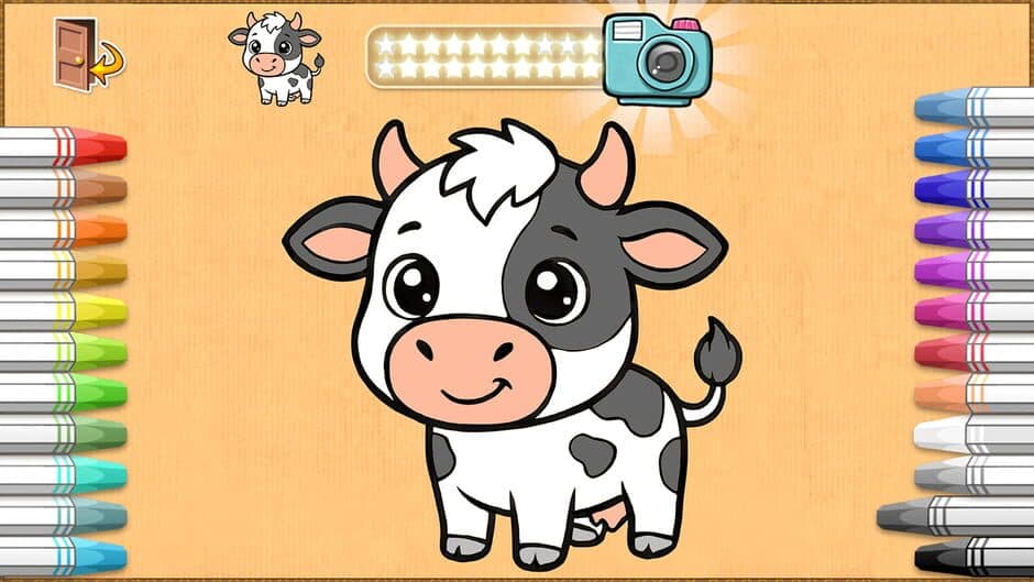 Скриншот 1 из Crayon Farm Animals