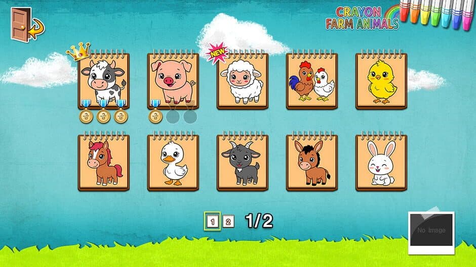 Скриншот 2 из Crayon Farm Animals