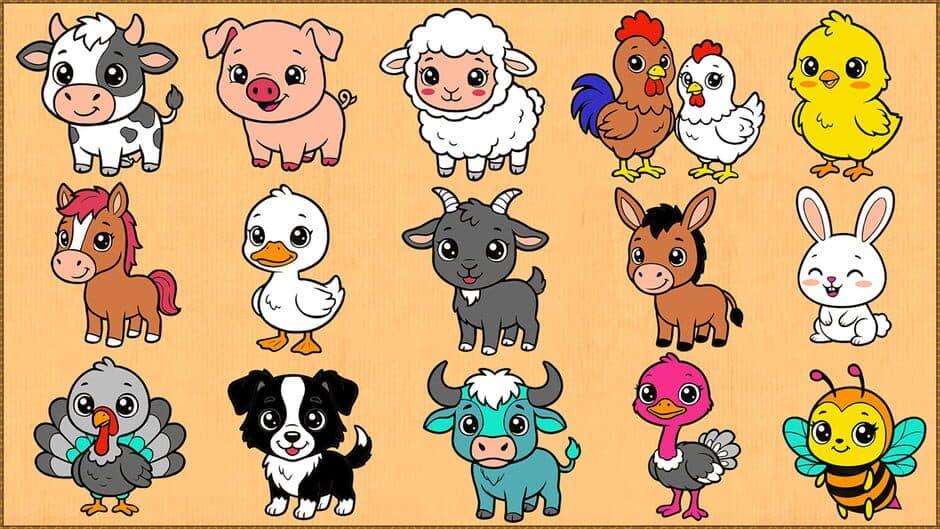 Скриншот 6 из Crayon Farm Animals