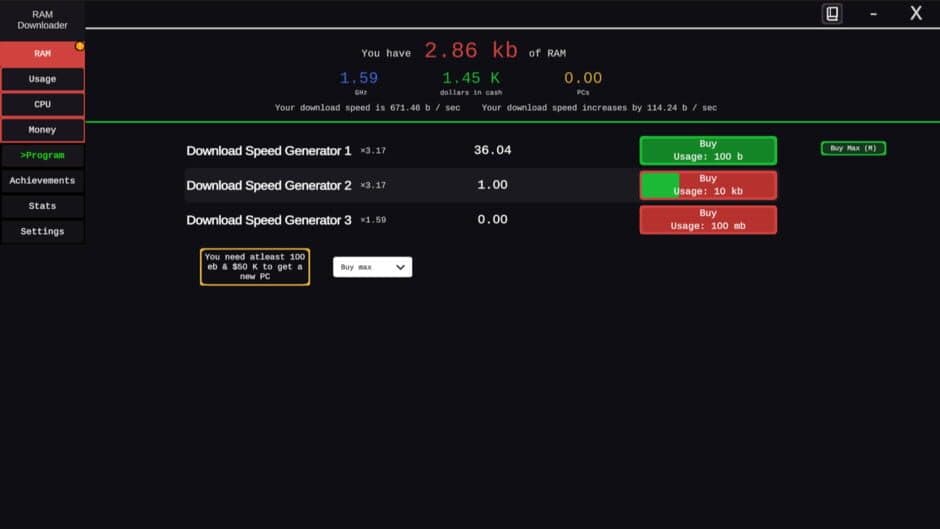 Скриншот 1 из Download RAM Idle