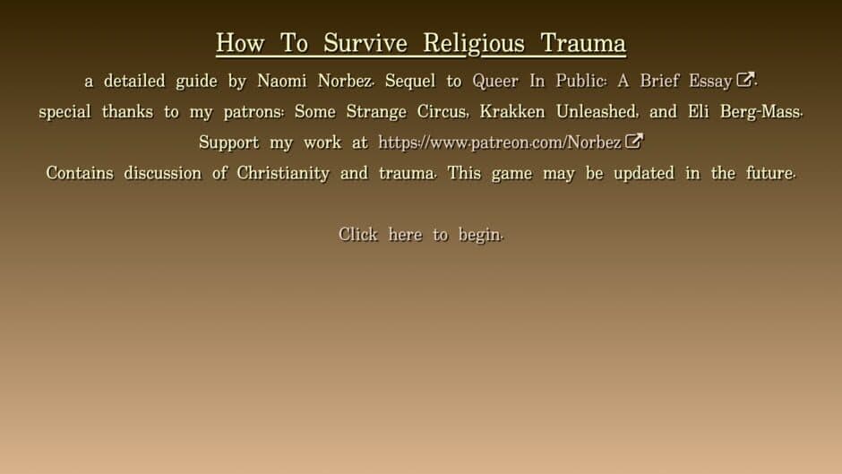 Скриншот 1 из How to Survive Religious Trauma