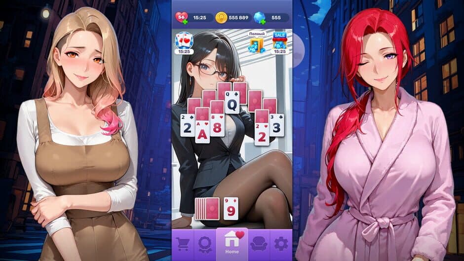 Скриншот 1 из Milf Solitaire: Lust Collector