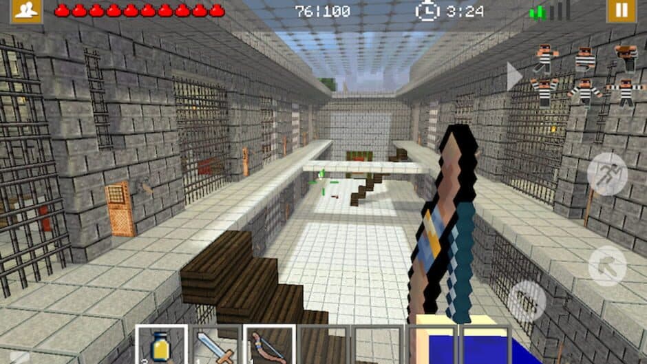 Скриншот 4 из Cops N Robbers: Prison Games 1