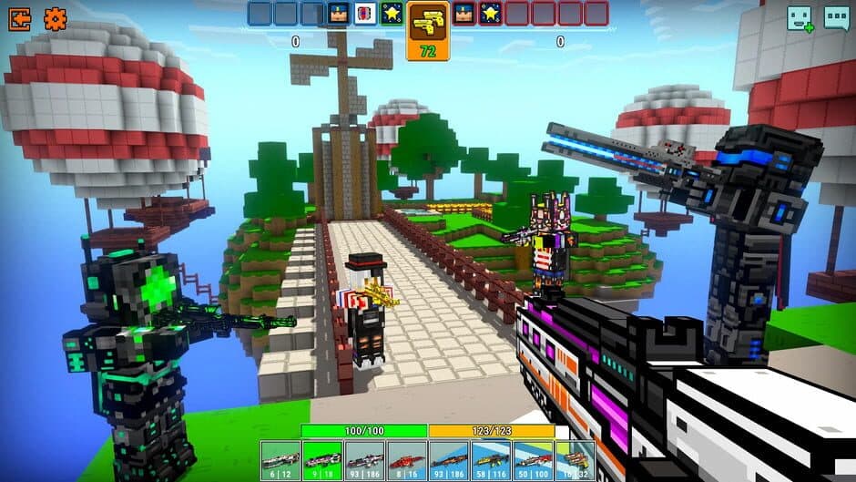 Скриншот 1 из Cops N Robbers: Pixel Craft Gun