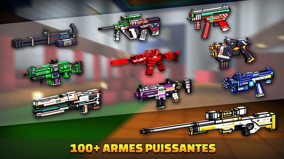 Скриншот 5 из Cops N Robbers: Pixel Craft Gun