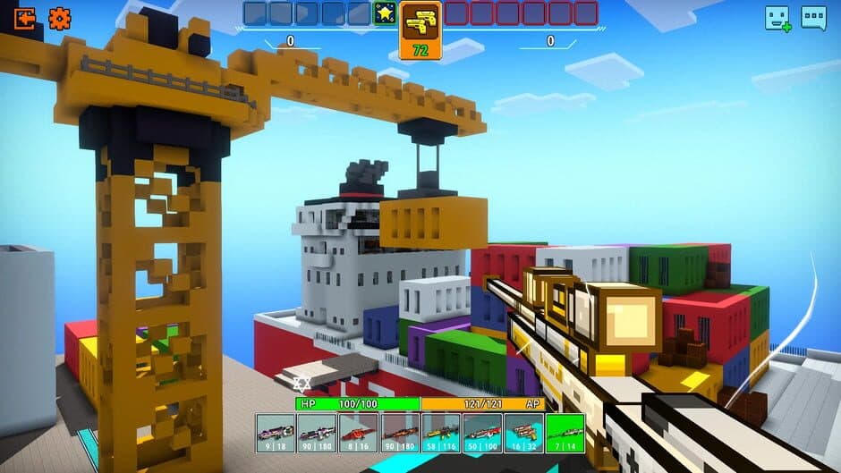 Скриншот 4 из Cops N Robbers: Pixel Craft Gun