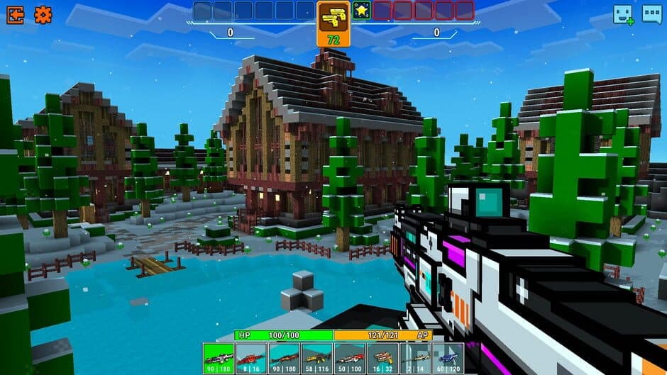 Скриншот 6 из Cops N Robbers: Pixel Craft Gun