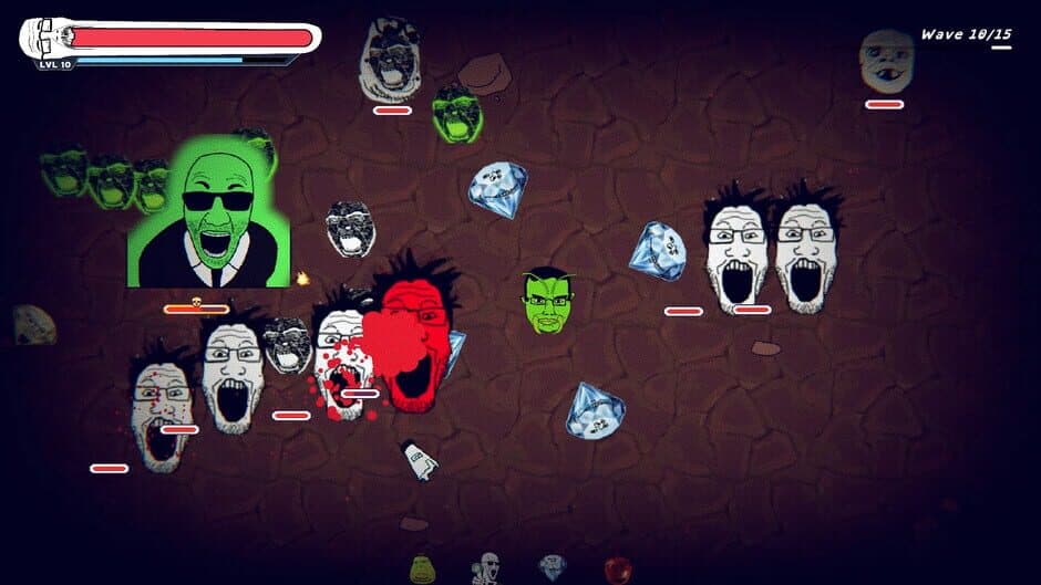 Скриншот 1 из Gem Defender: Soyjak Survivors