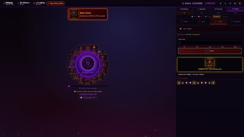 Скриншот 3 из Soul Clicker