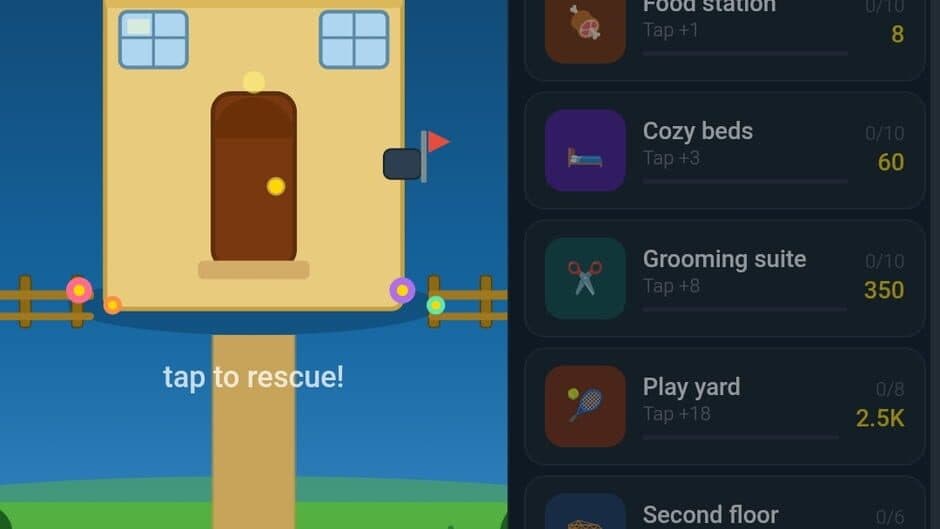 Скриншот 1 из Idle Shelter: Dog Rescue Tycoon