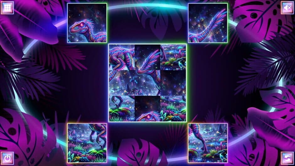Скриншот 2 из Neon Fantasy: Dinosaurs