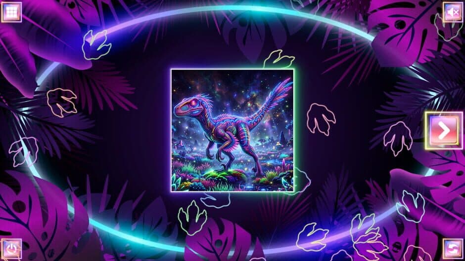 Скриншот 3 из Neon Fantasy: Dinosaurs