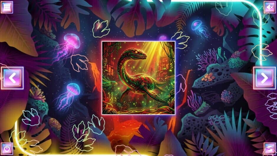 Скриншот 5 из Neon Fantasy: Dinosaurs