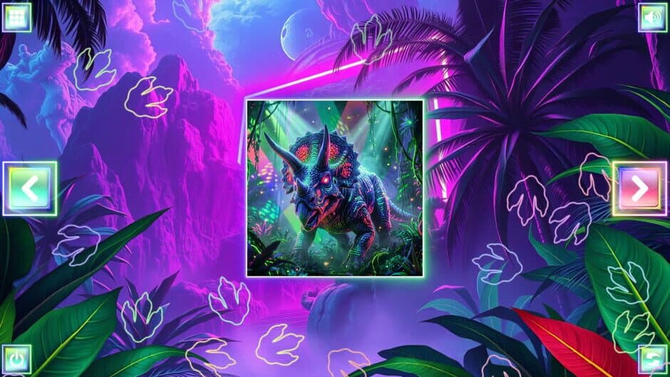 Скриншот 1 из Neon Fantasy: Dinosaurs