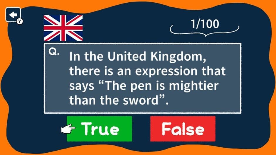 Скриншот 1 из Amazing Facts: World Proverbs True or False Quiz