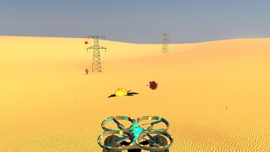 Скриншот 2 из Drone Simulator: Smash Zombies