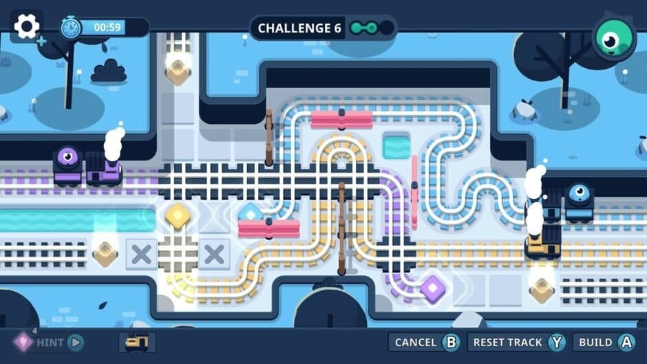 Скриншот 4 из Rail Rescue: Puzzle Lines - Challenge Edition
