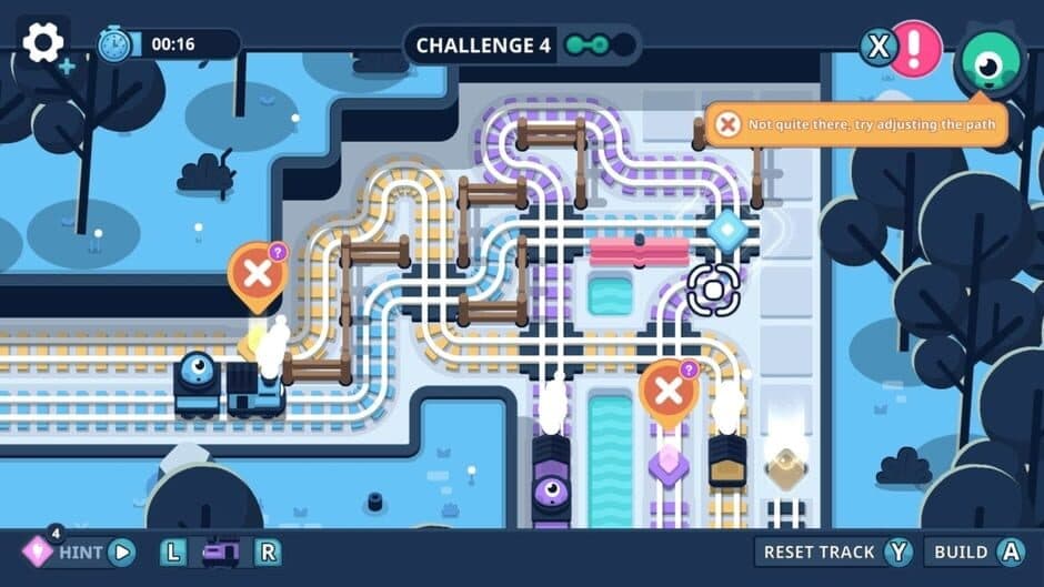 Скриншот 5 из Rail Rescue: Puzzle Lines - Challenge Edition