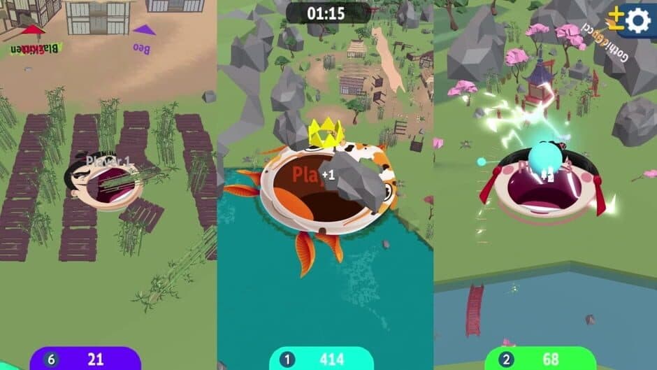 Скриншот 5 из Hole io: Emerald Edition